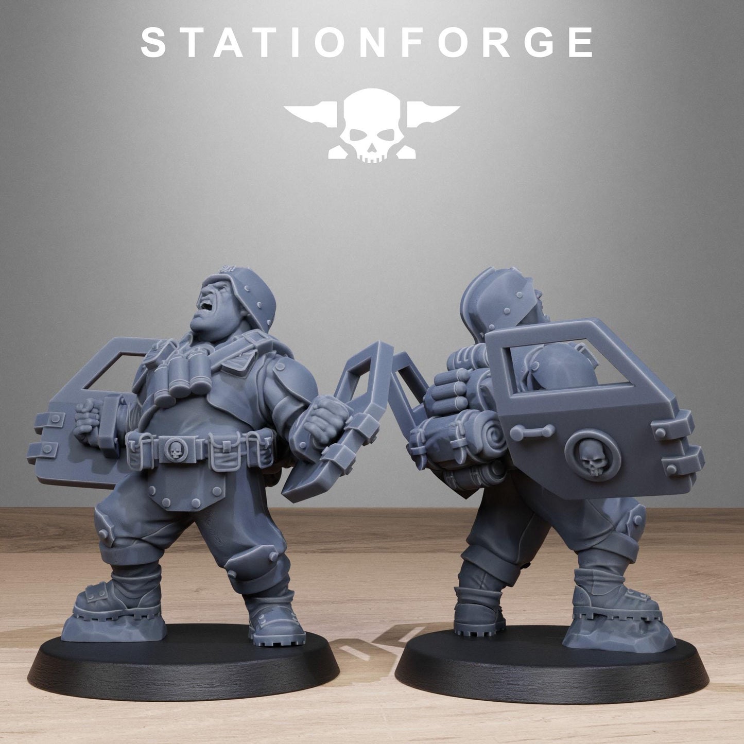Grim Guard Jungle Fighter Mutants - set of 10 (sculpted by Stationforge)