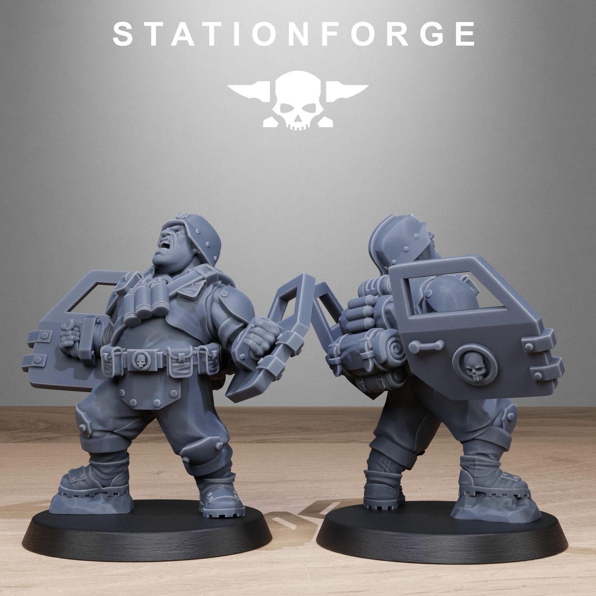 Grim Guard Jungle Fighter Mutants - set of 10 (sculpted by Stationforge)