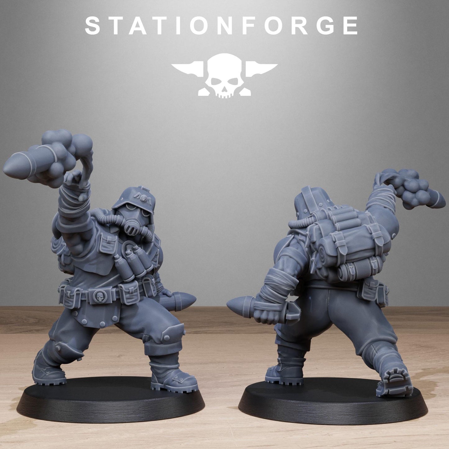 Grim Guard Jungle Fighter Mutants - set of 10 (sculpted by Stationforge)