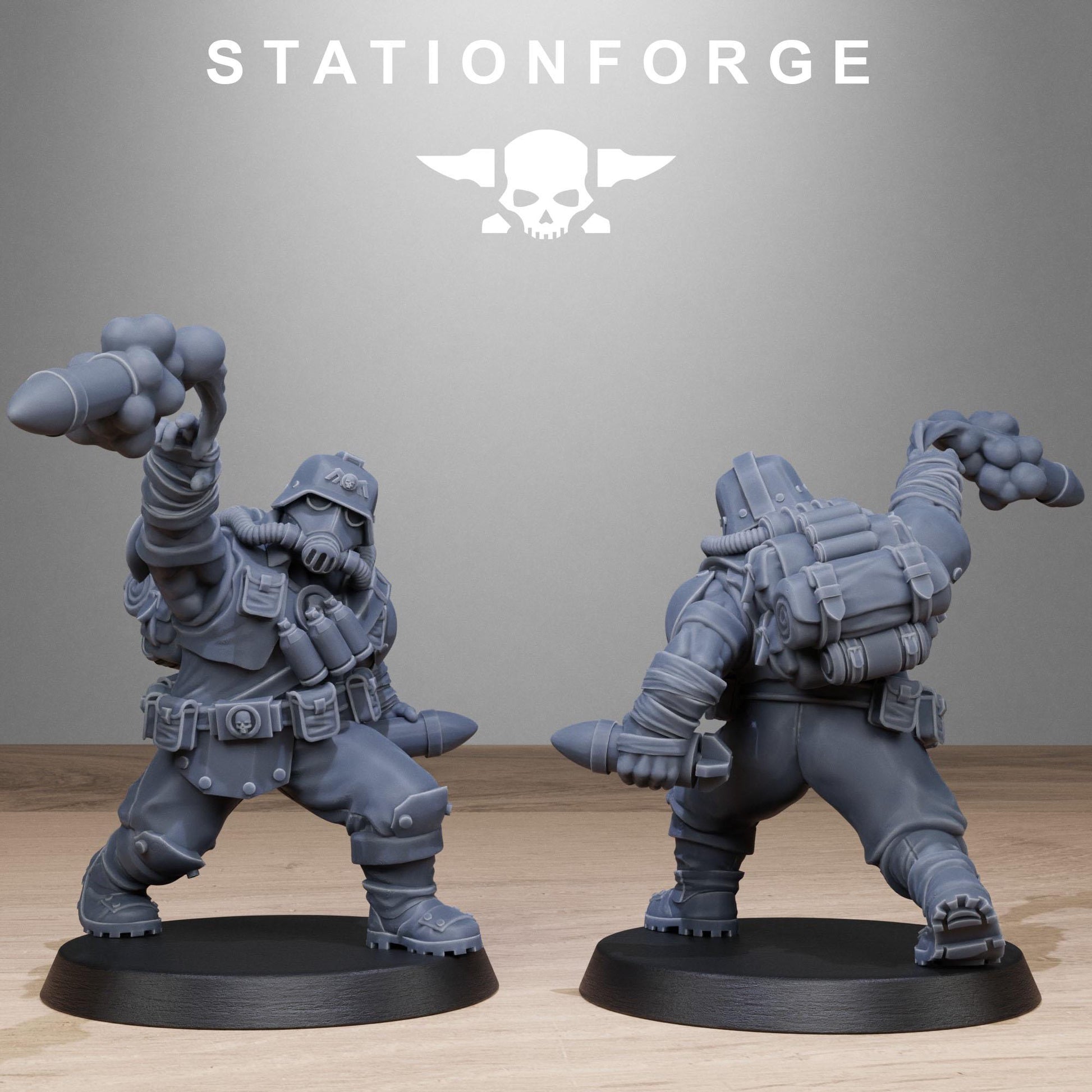 Grim Guard Jungle Fighter Mutants - set of 10 (sculpted by Stationforge)