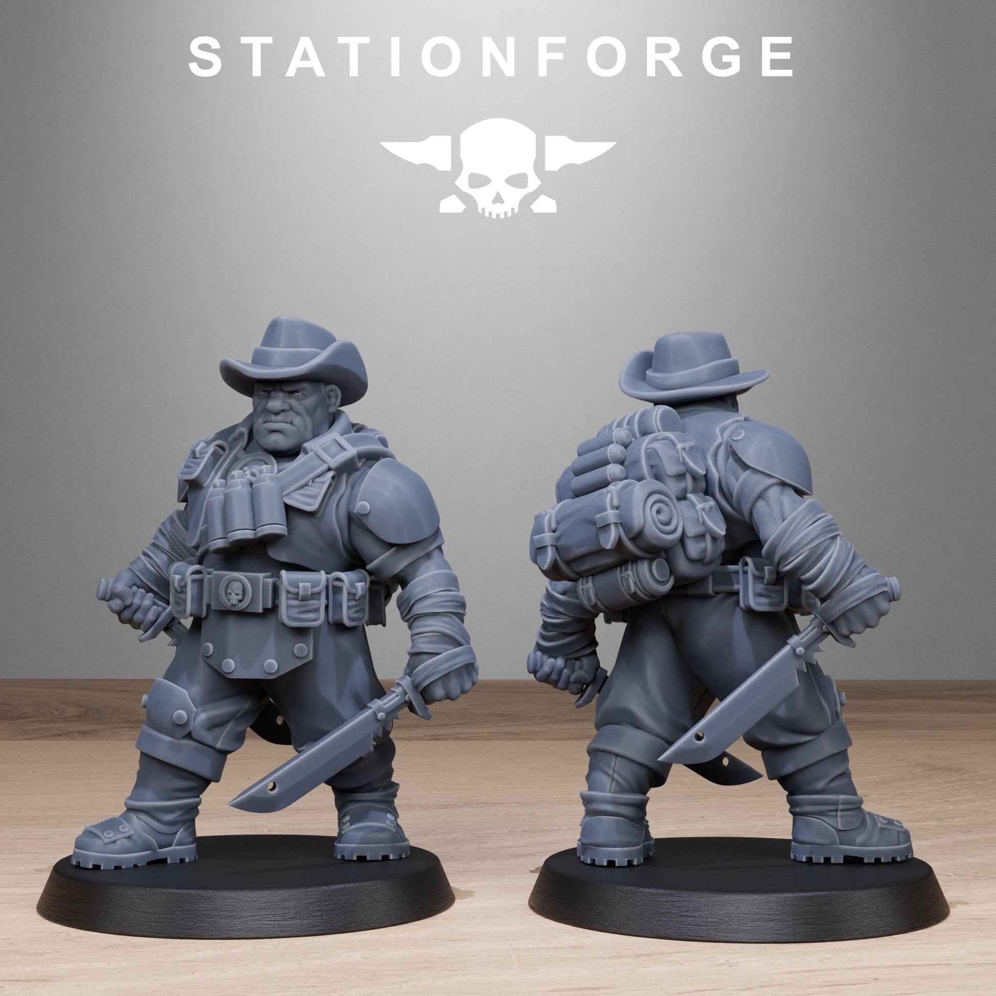 Grim Guard Jungle Fighter Mutants - set of 10 (sculpted by Stationforge)