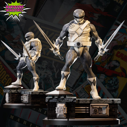 Leonardo Ranger - Fan Art 40mm Miniature (Sculpted by Hardcore Miniatures) (Crisis Protocol Proxy/Alternative)