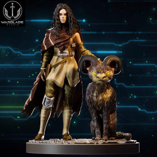 Jordanna Sparkburn - Fan Art (sculpted by Warblade Studios)