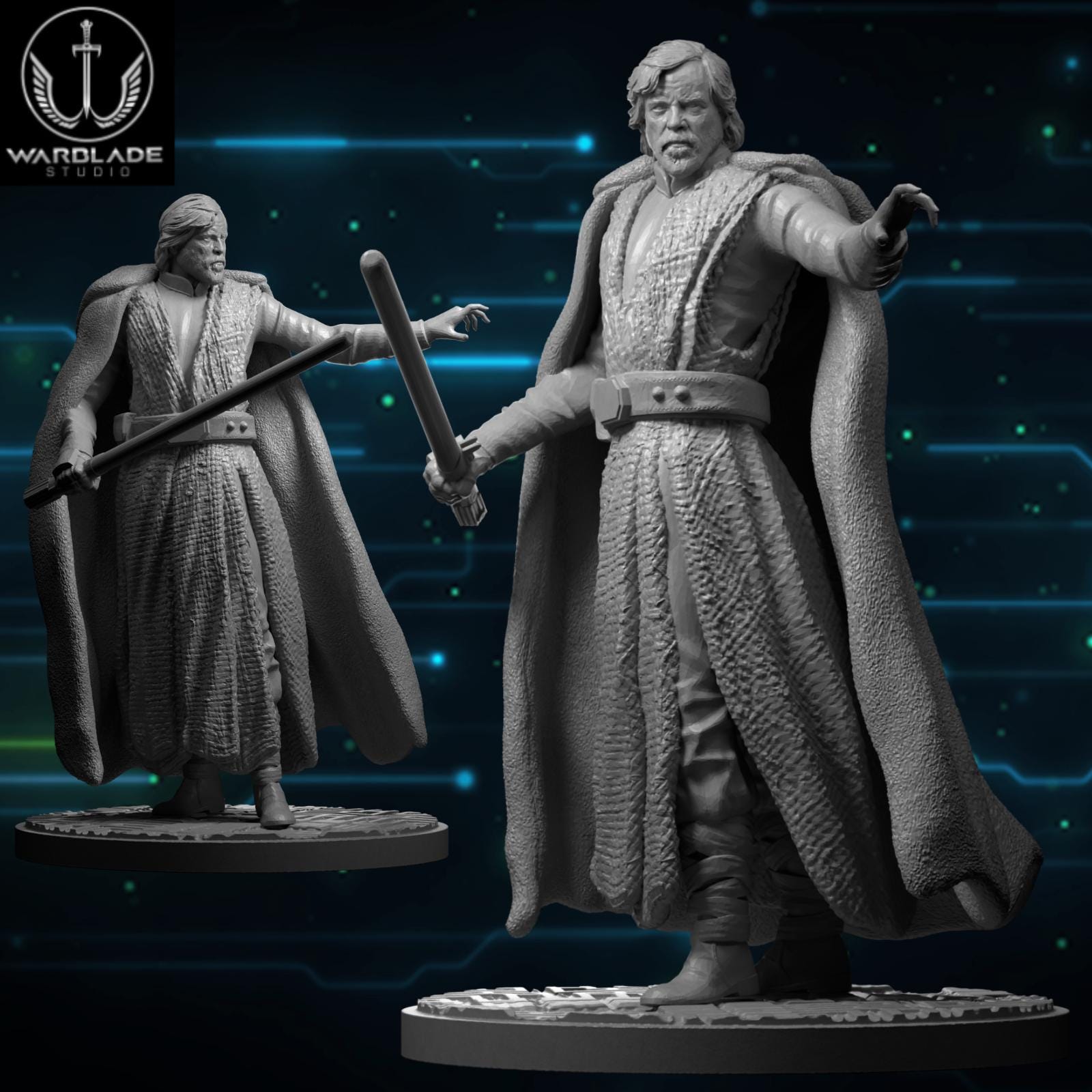 Old Luke - Fan Art (sculpted by Warblade Studios)