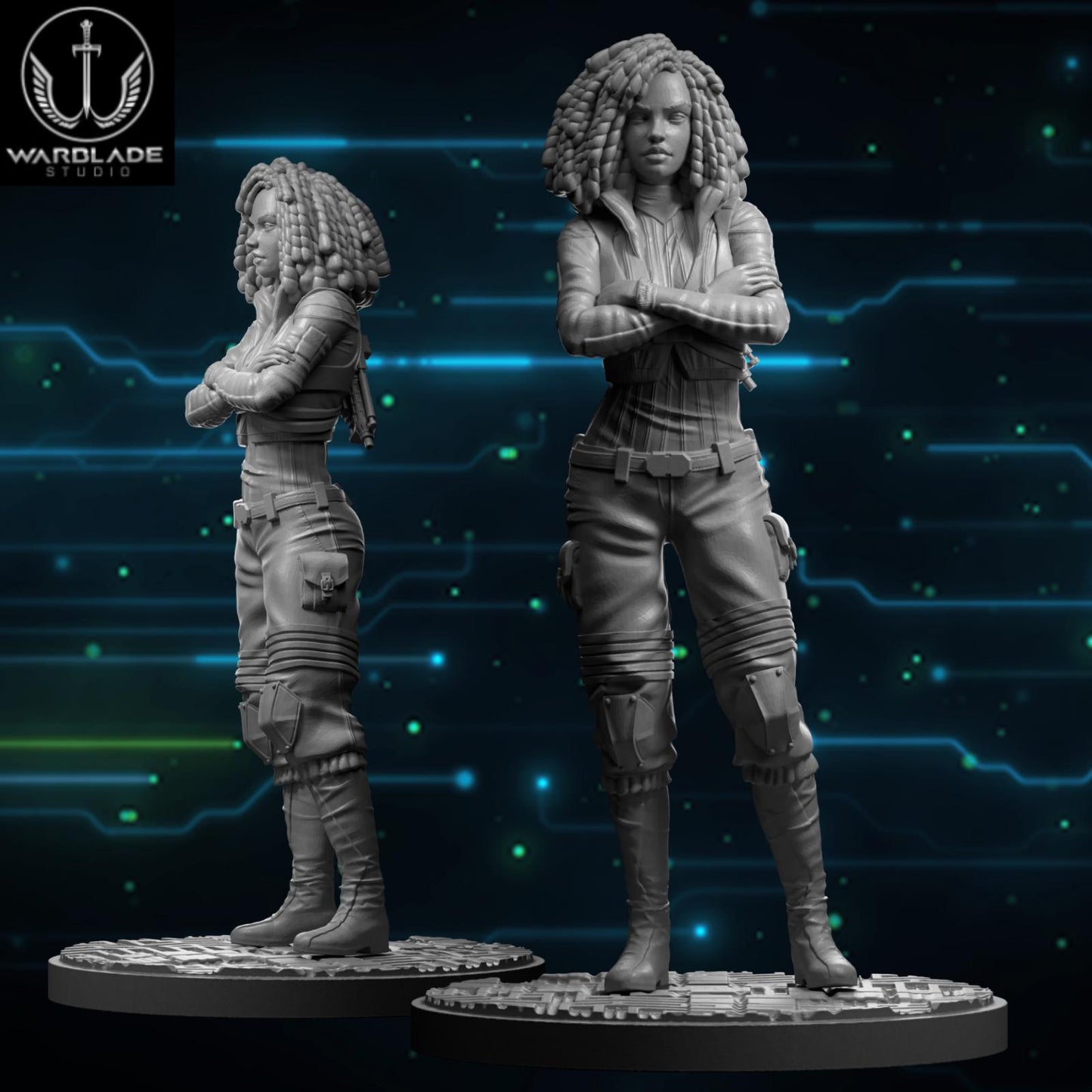 Sylvestri Yarrow - Fan Art (sculpted by Warblade Studios)