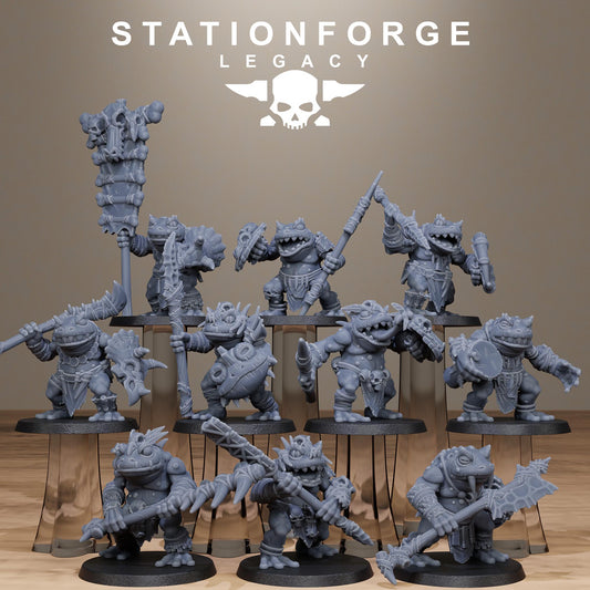 Bogkin Infantry - set of 10 (sculpted by Stationforge Legacy)