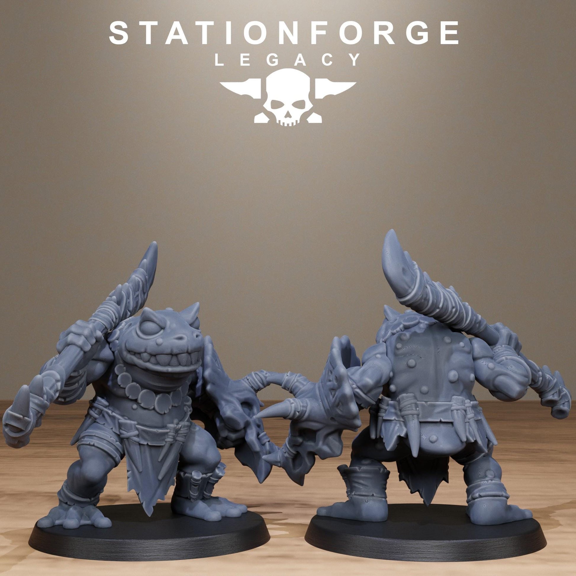 Bogkin Infantry - set of 10 (sculpted by Stationforge Legacy)