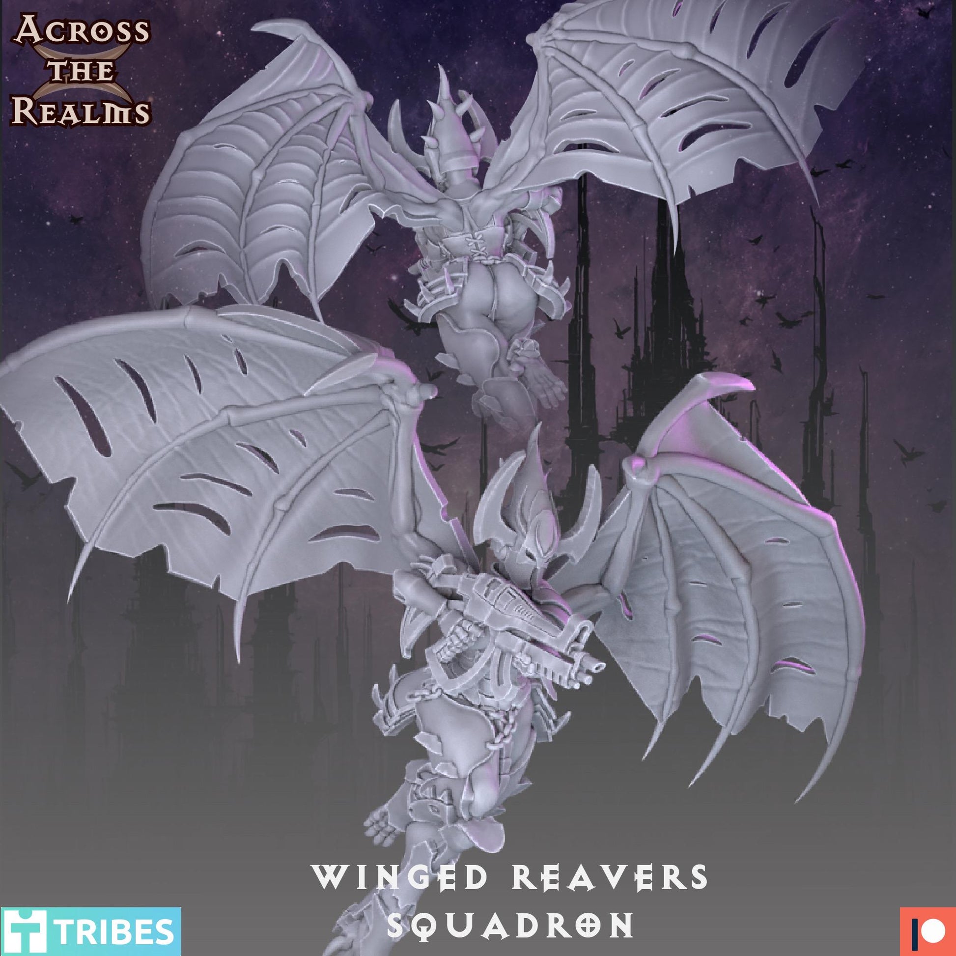 Winged Reaver Squad - set of 6 (sculpted by Across the Realms)