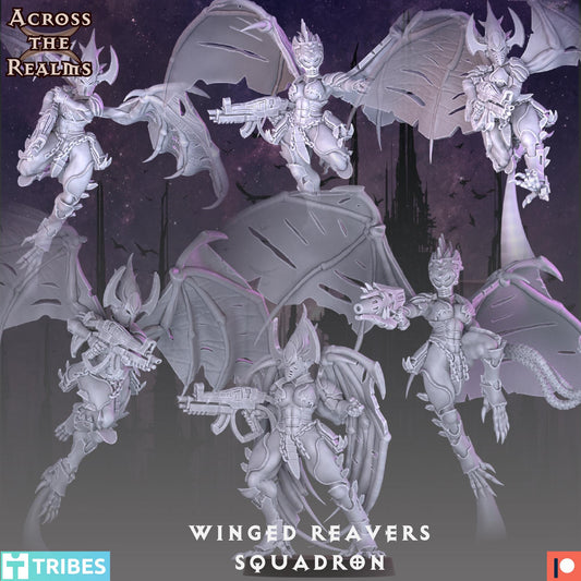 Winged Reaver Squad - set of 6 (sculpted by Across the Realms)