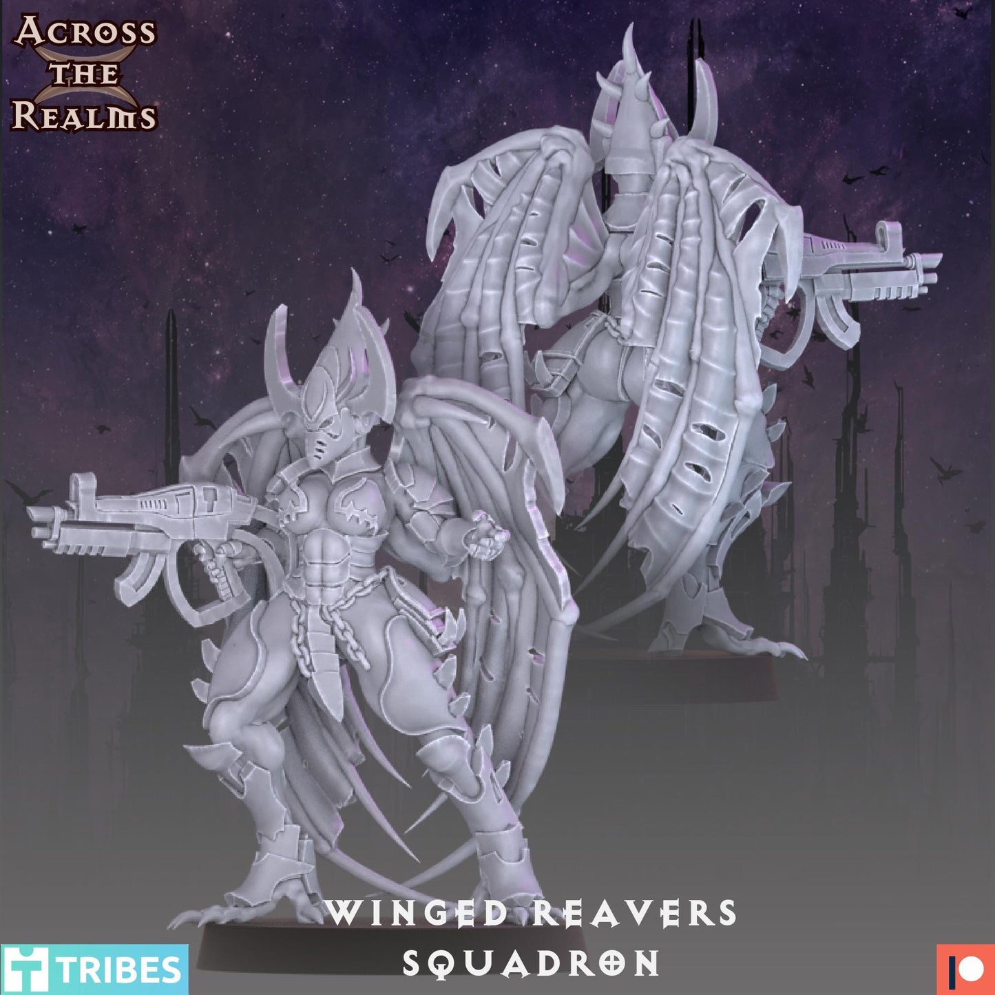 Winged Reaver Squad - set of 6 (sculpted by Across the Realms)