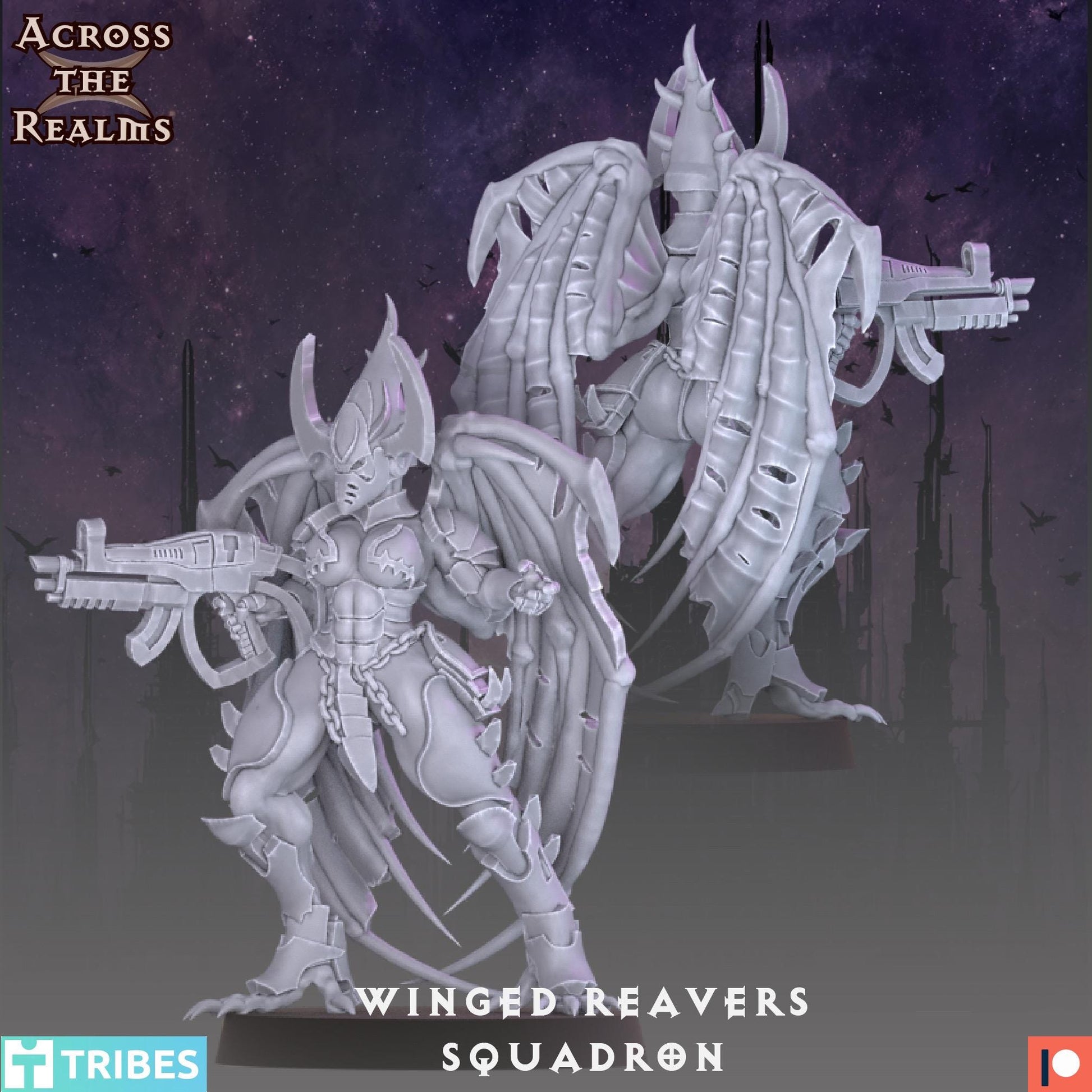 Winged Reaver Squad - set of 6 (sculpted by Across the Realms)