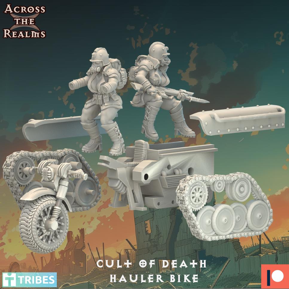 Cult of Death Hauler Bike (sculpted by Across the Realms)