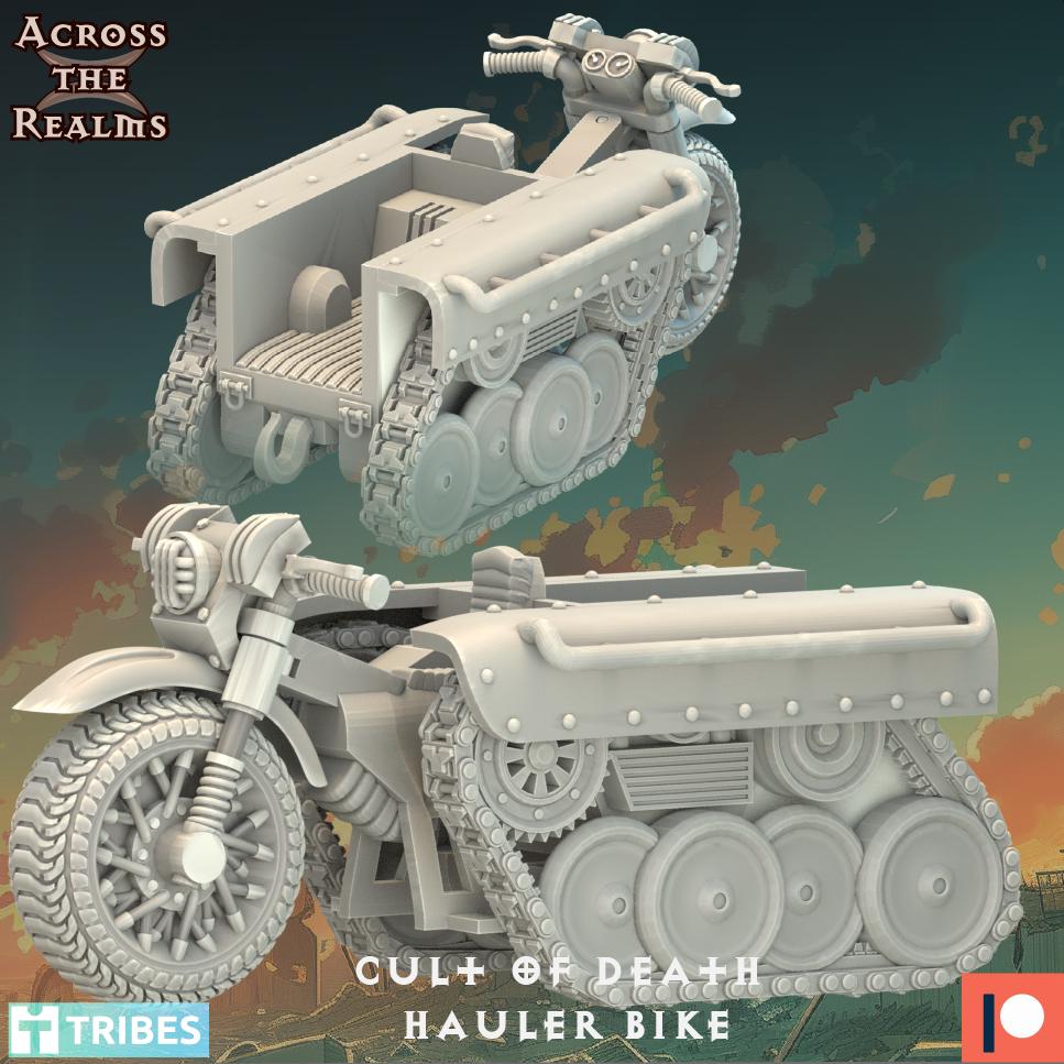 Cult of Death Hauler Bike (sculpted by Across the Realms)