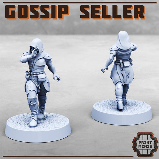 Gossip Seller (by Print Minis)