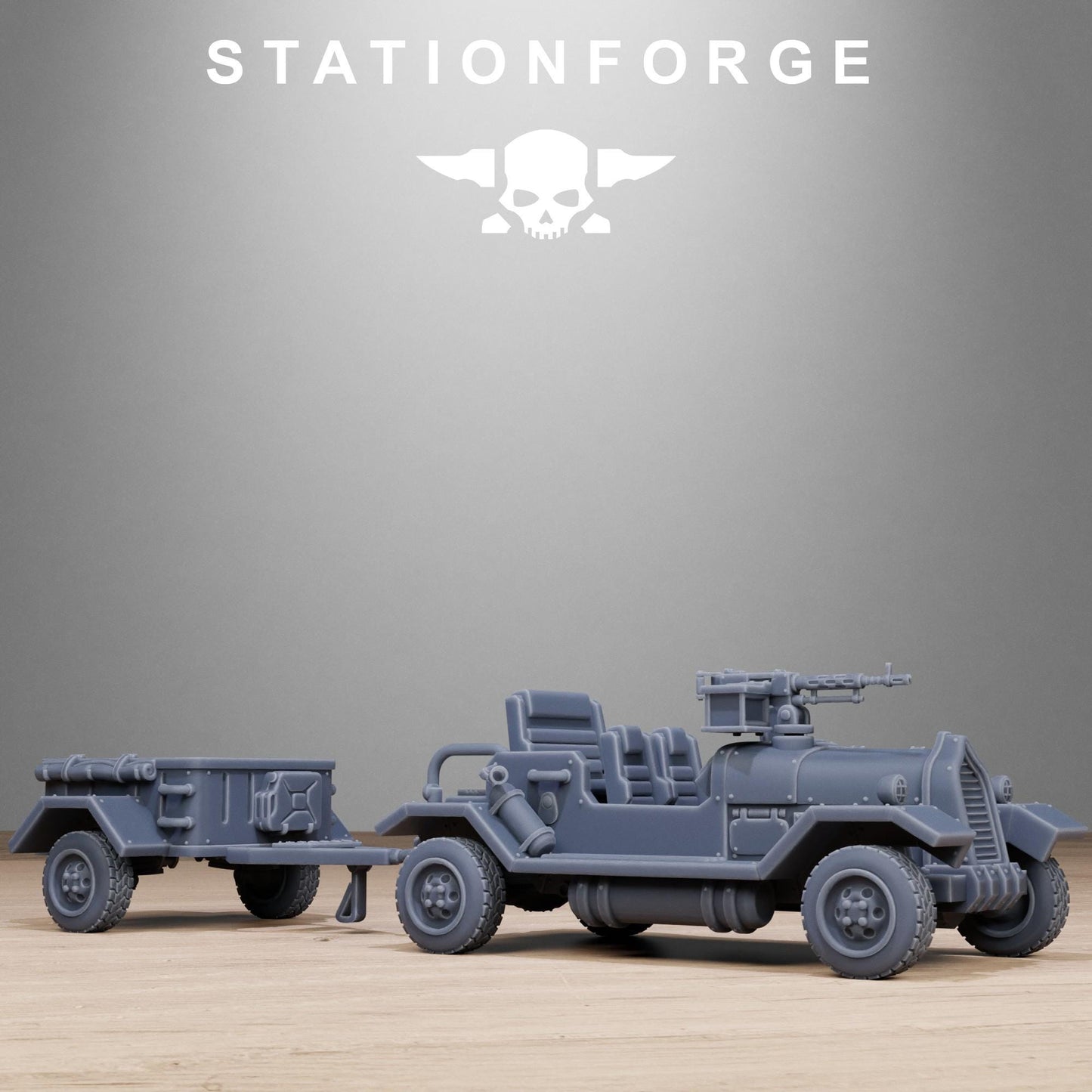 Grim Guard Support Vehicles (sculpted by Stationforge)