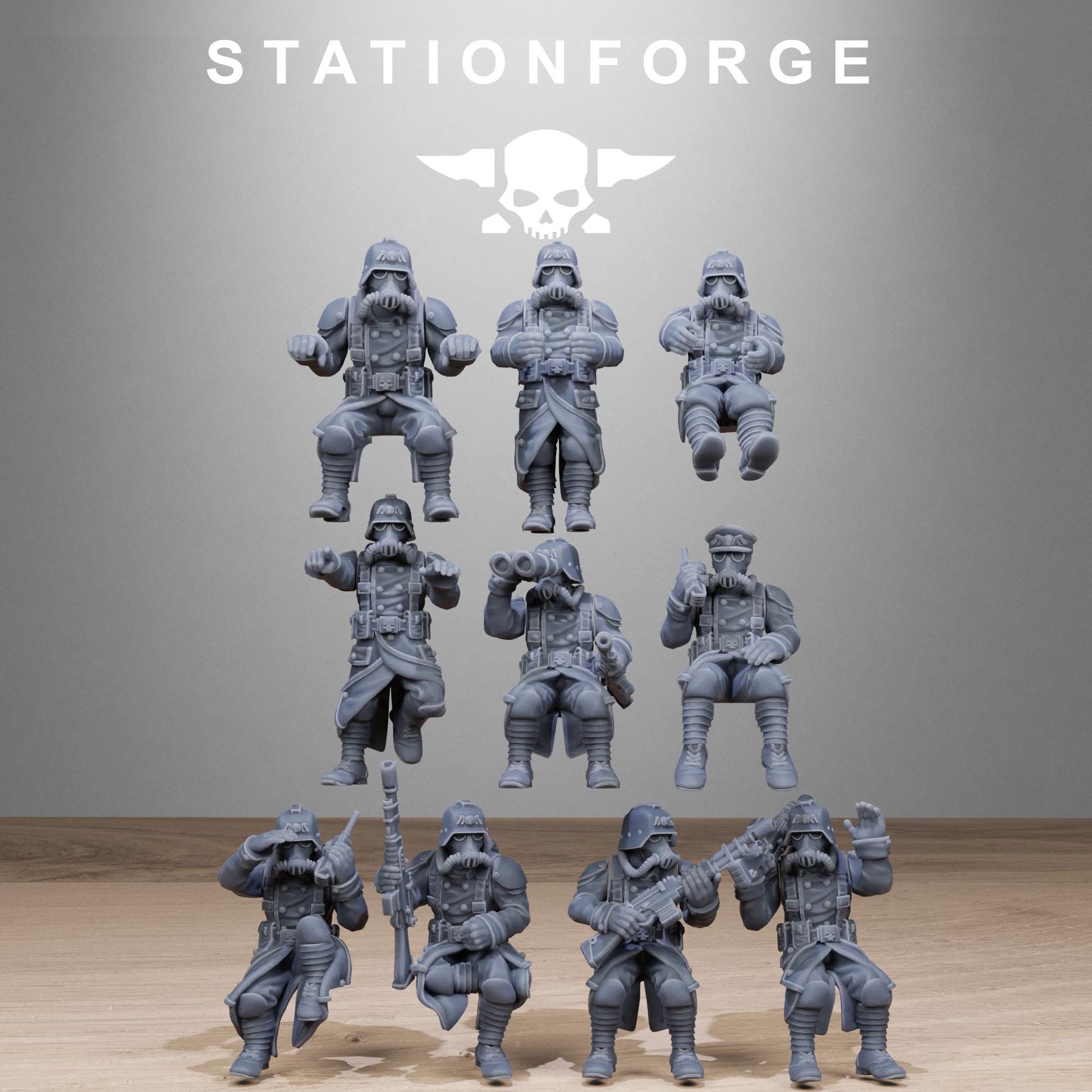 Grim Guard Support Vehicles (sculpted by Stationforge)