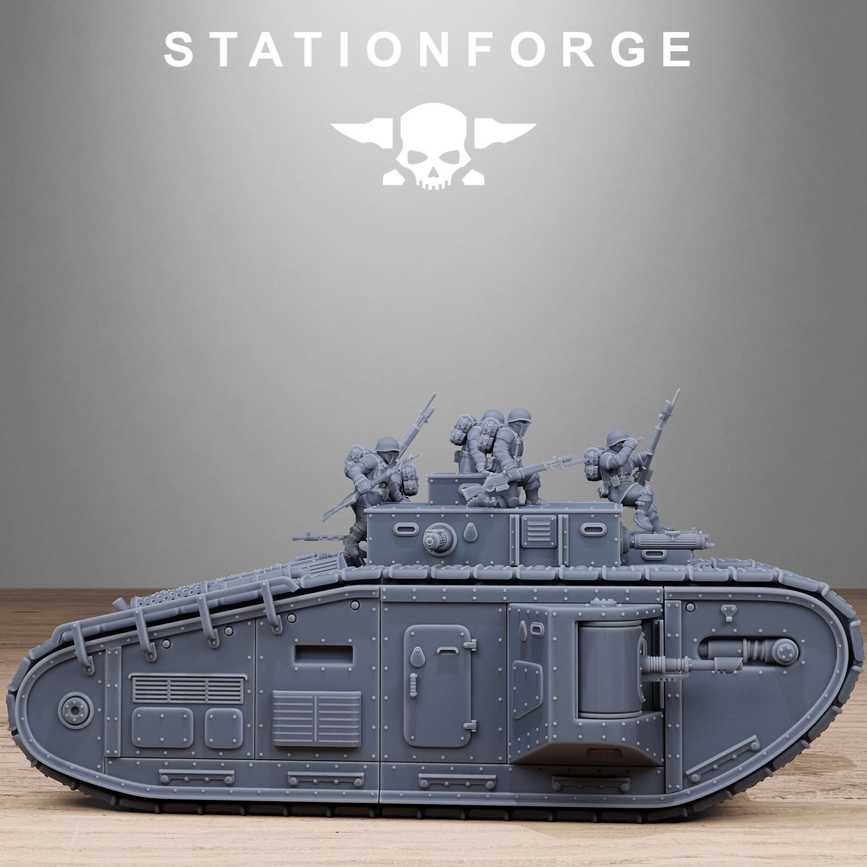 Free Guard Heavy Battle Tank (sculpted by Stationforge)