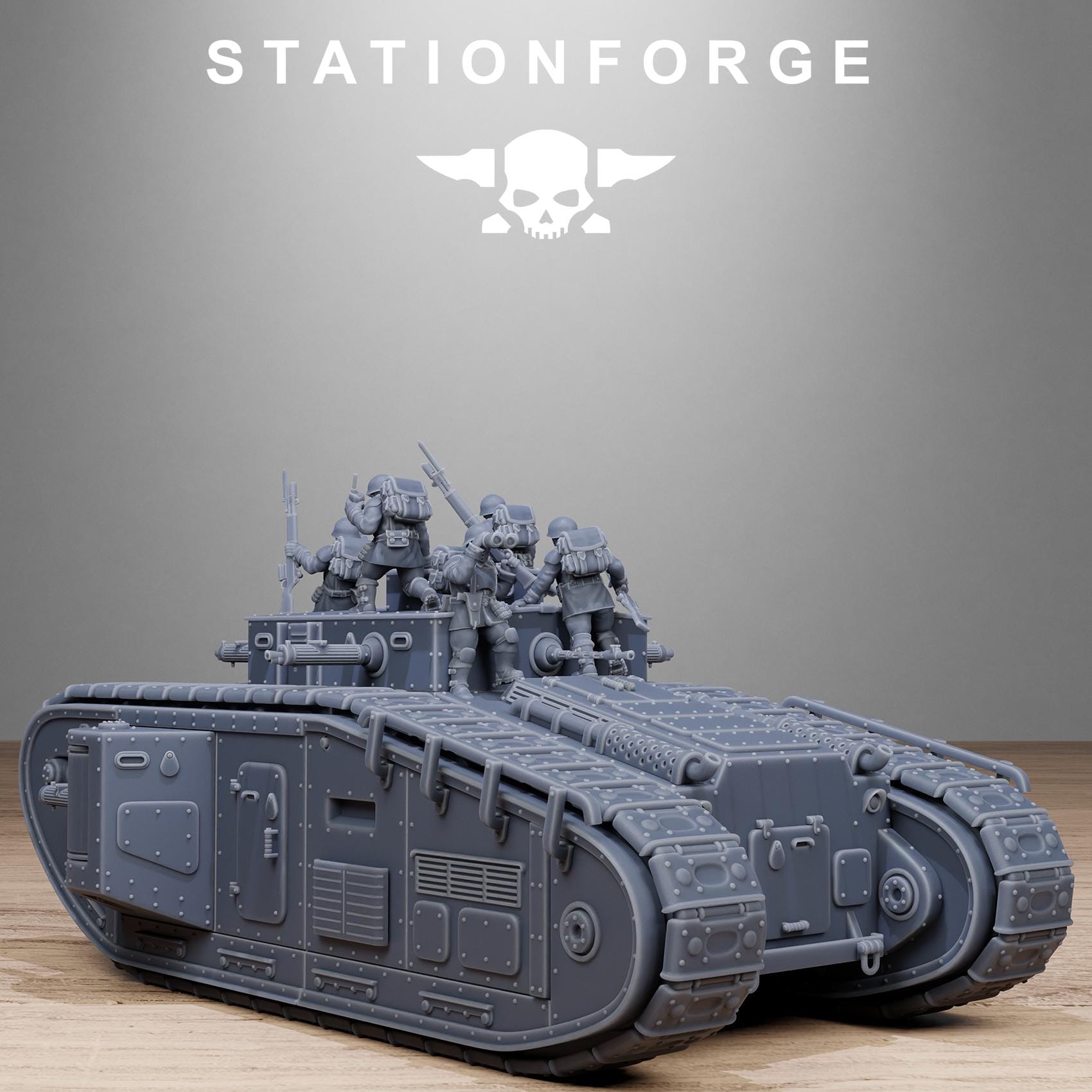 Free Guard Heavy Battle Tank (sculpted by Stationforge)