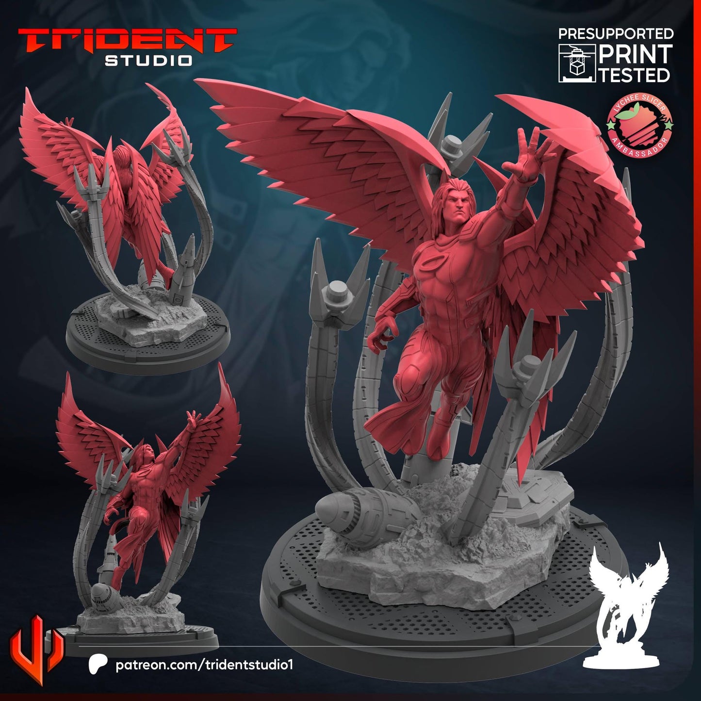Angel (Fan art sculpted by Trident Studio) (Crisis Protocol Proxy/Alternative)