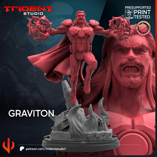 Graviton (Fan art sculpted by Trident Studio) (Crisis Protocol Proxy/Alternative)