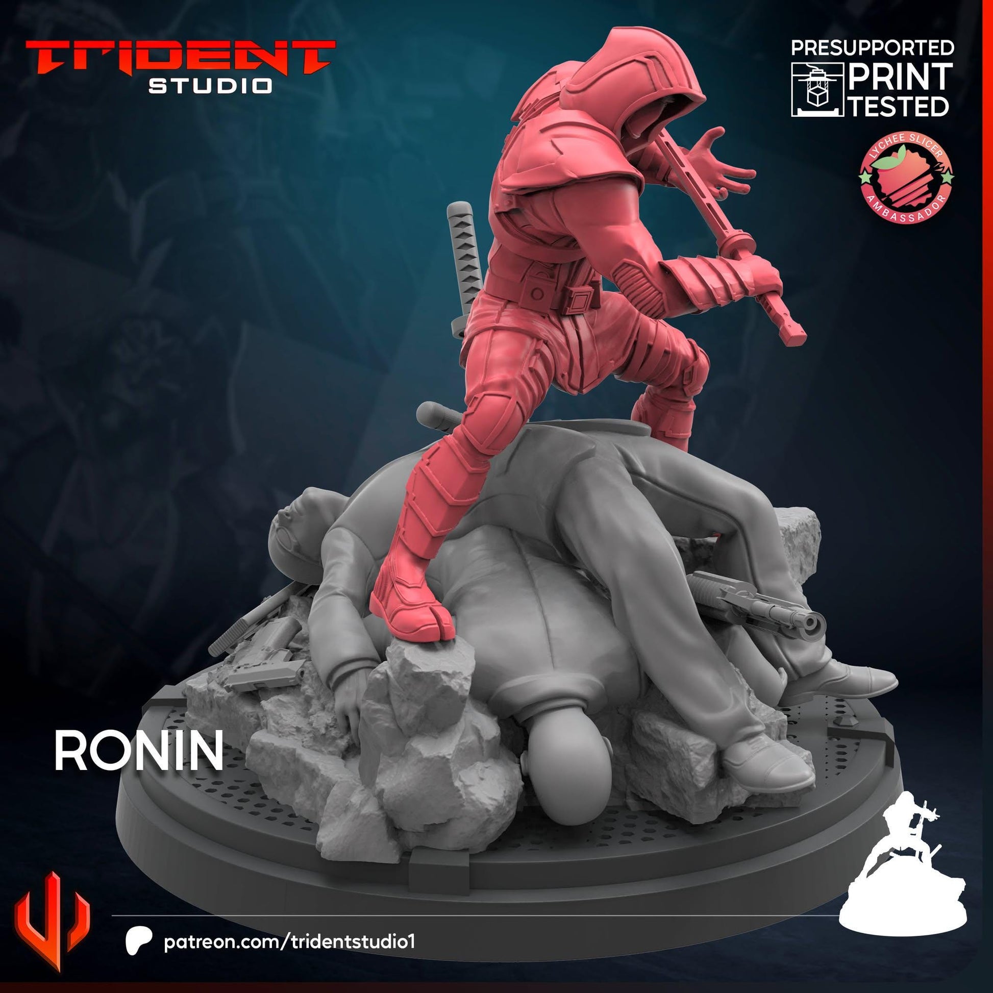 Ronin (Fan art sculpted by Trident Studio) (Crisis Protocol Proxy/Alternative)