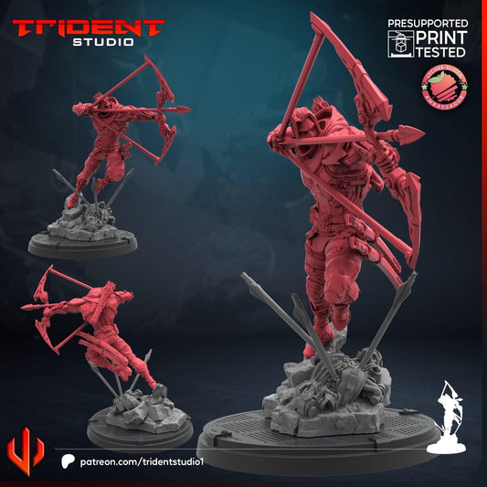 Hawkeye Rivals (Fan art sculpted by Trident Studio) (Crisis Protocol Proxy/Alternative)