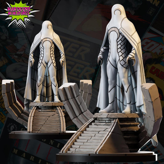 Moon Knight 2099 - Fan Art 40mm Miniature (Sculpted by Hardcore Miniatures) (Crisis Protocol Proxy/Alternative)