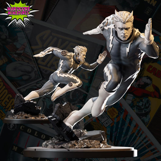 Quicksilver - Fan Art 40mm Miniature (Sculpted by Hardcore Miniatures) (Crisis Protocol Proxy/Alternative)