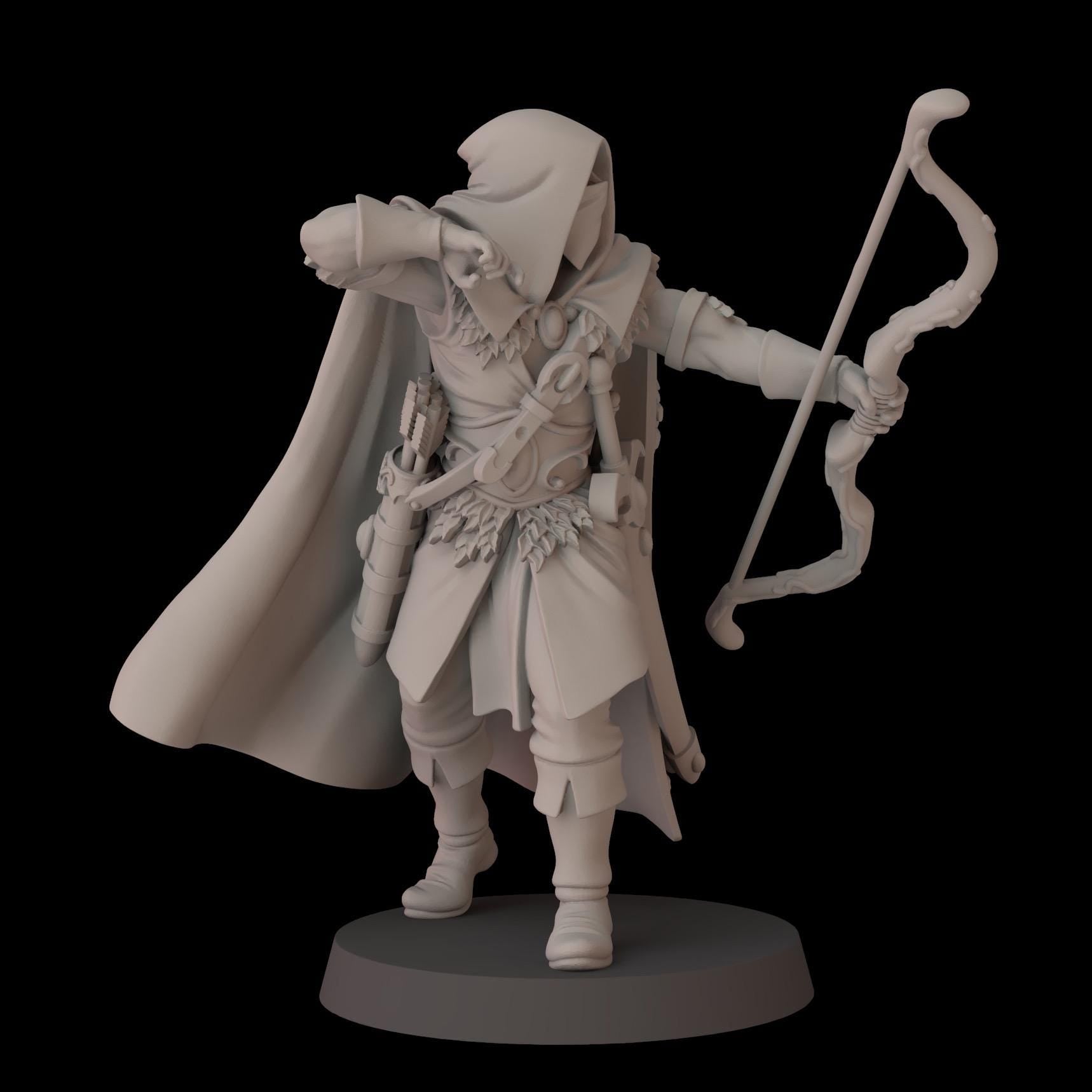 Wood Elf Scout Unit - set of 5 (Sculpted by Fantasy Cult Miniatures)