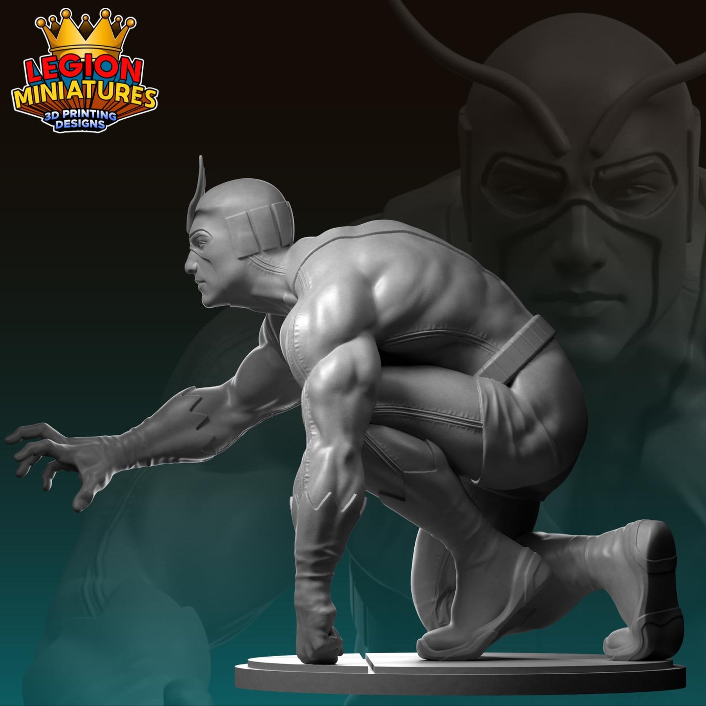 Giant Man Fan-Art 40mm Miniature (Sculpted by Legion Miniatures) (Crisis Protocol Proxy/Alternative)