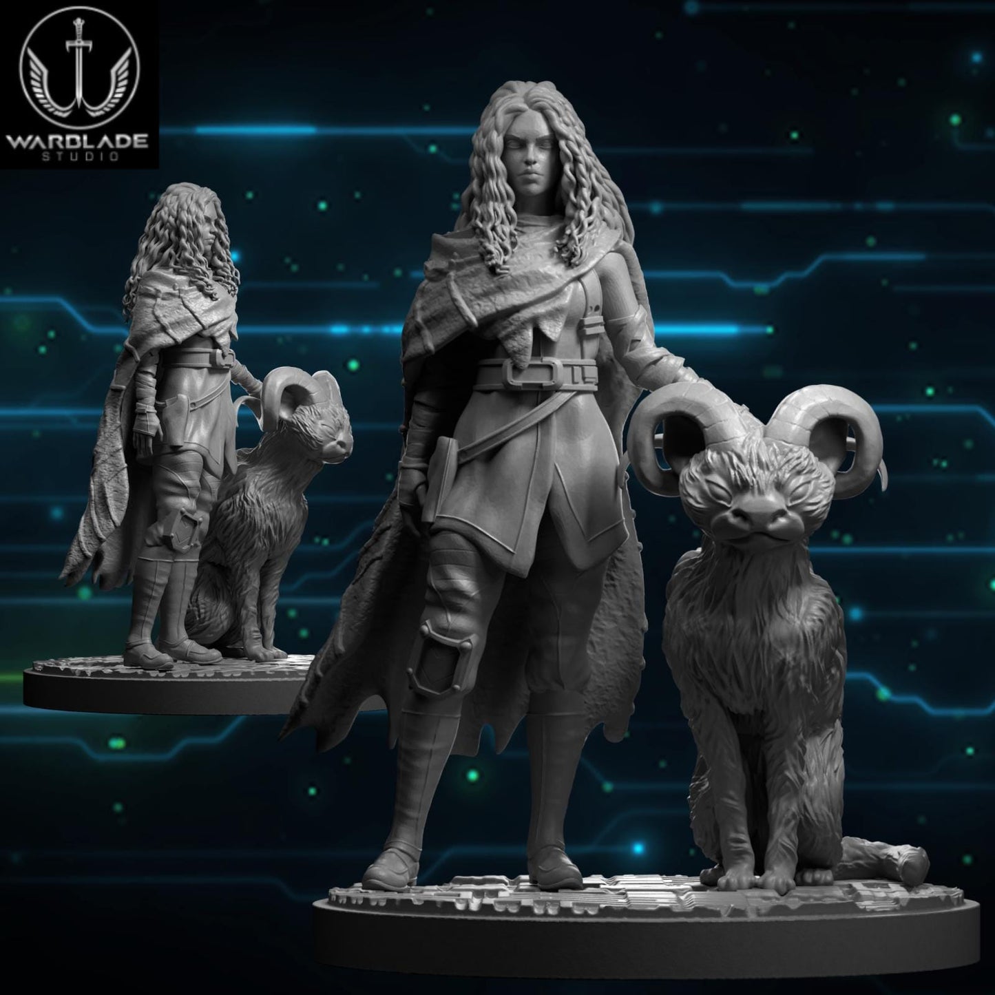 Jordanna Sparkburn - Fan Art (sculpted by Warblade Studios)