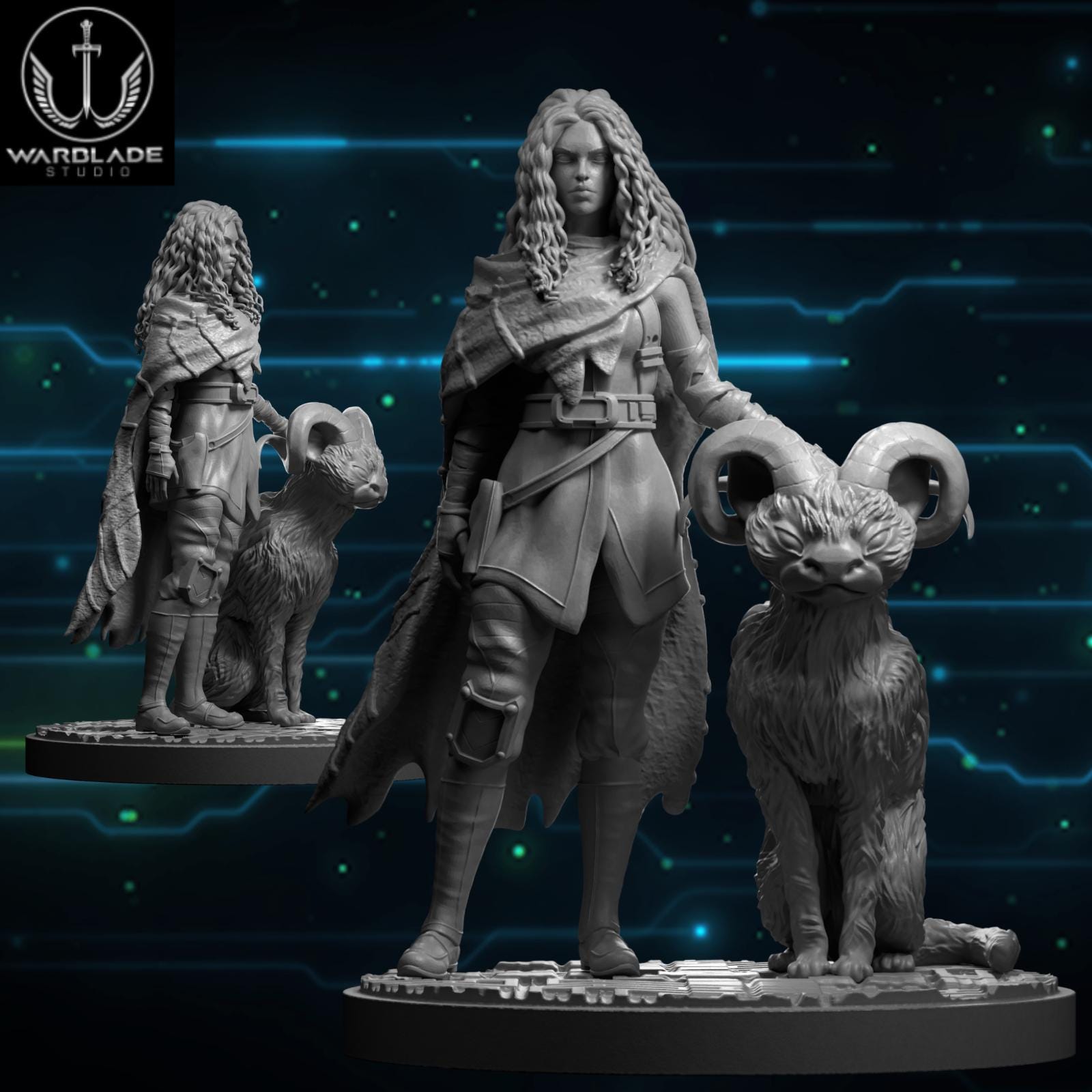 Jordanna Sparkburn - Fan Art (sculpted by Warblade Studios)