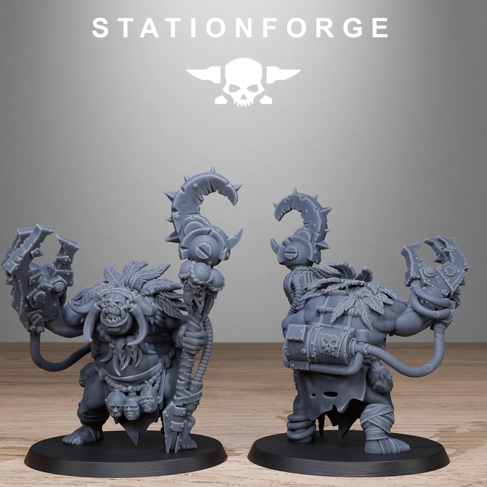 Orkaz Tribal Infantry - set of 10 (sculpted by Stationforge)