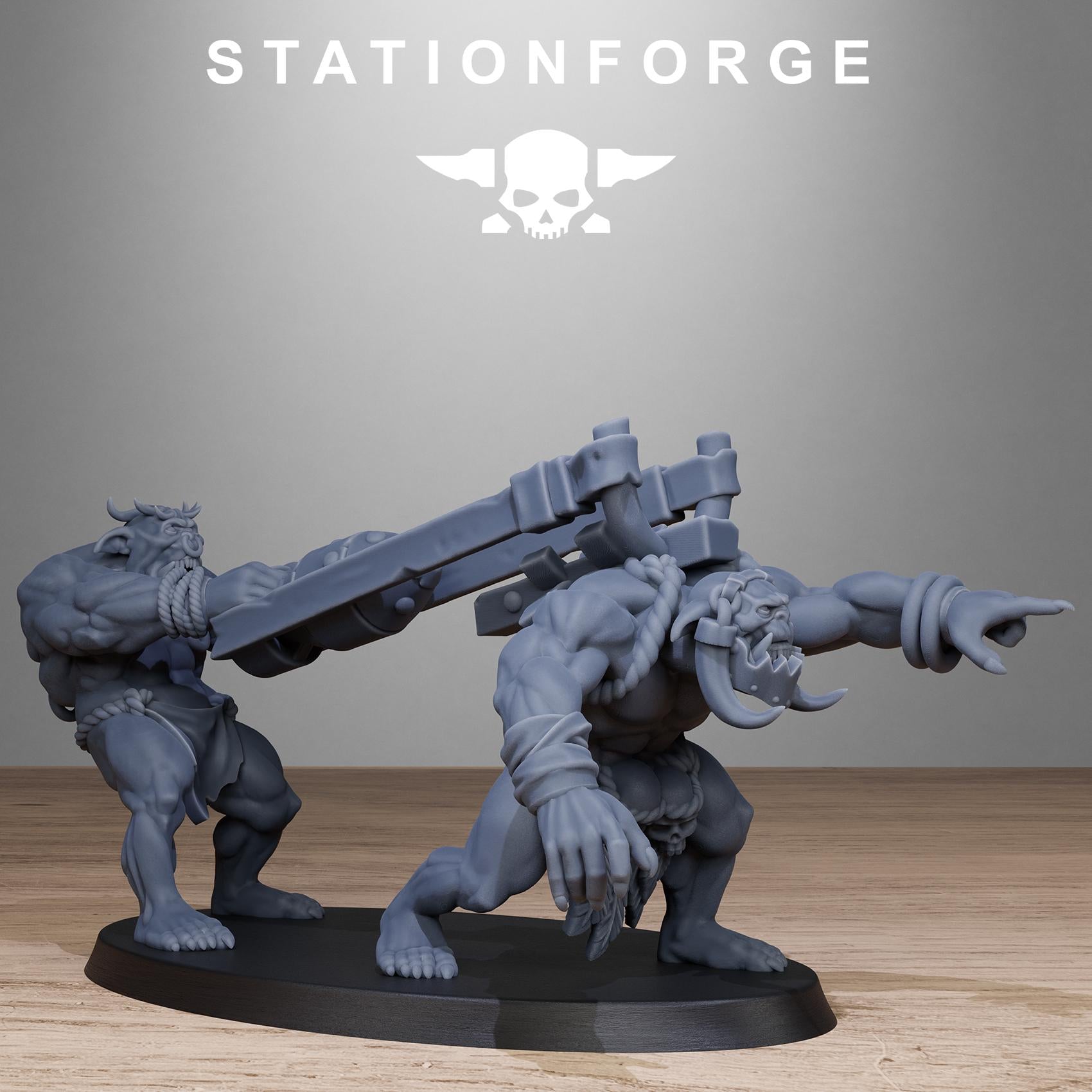 Orkaz Tribal Infantry - set of 10 (sculpted by Stationforge)
