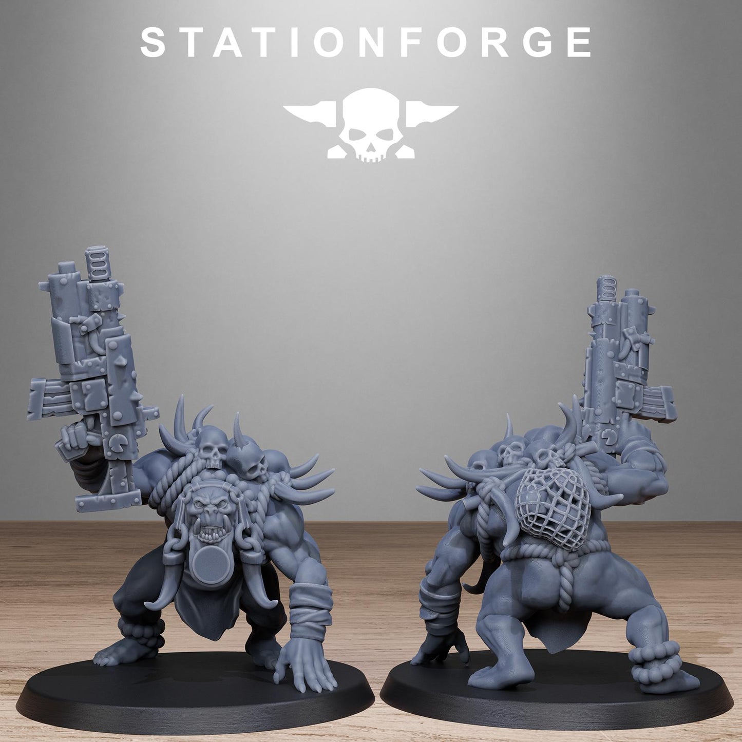 Orkaz Tribal Infantry - set of 10 (sculpted by Stationforge)