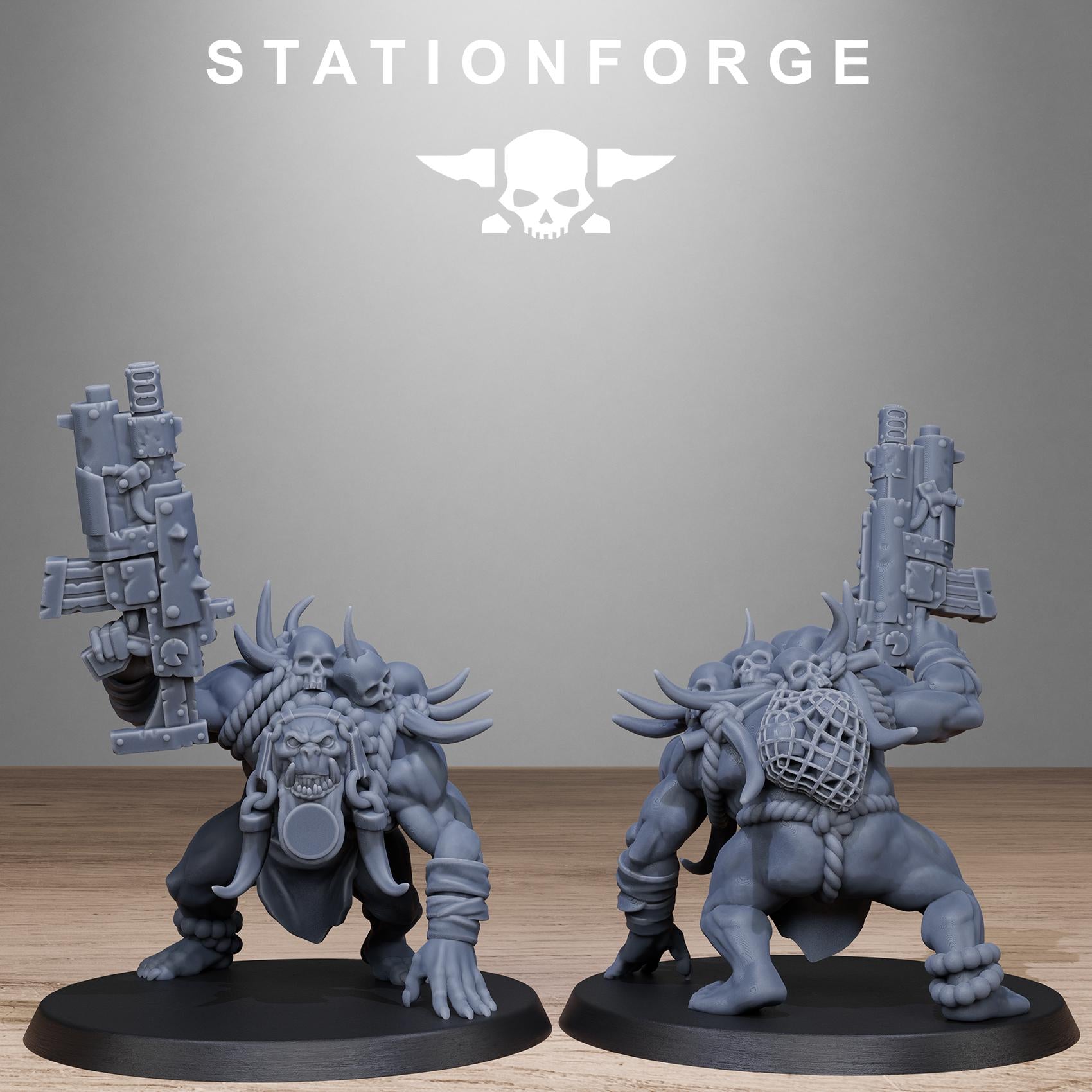 Orkaz Tribal Infantry - set of 10 (sculpted by Stationforge)