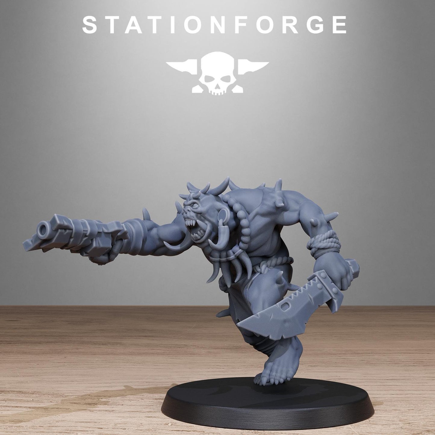 Orkaz Tribal Infantry - set of 10 (sculpted by Stationforge)