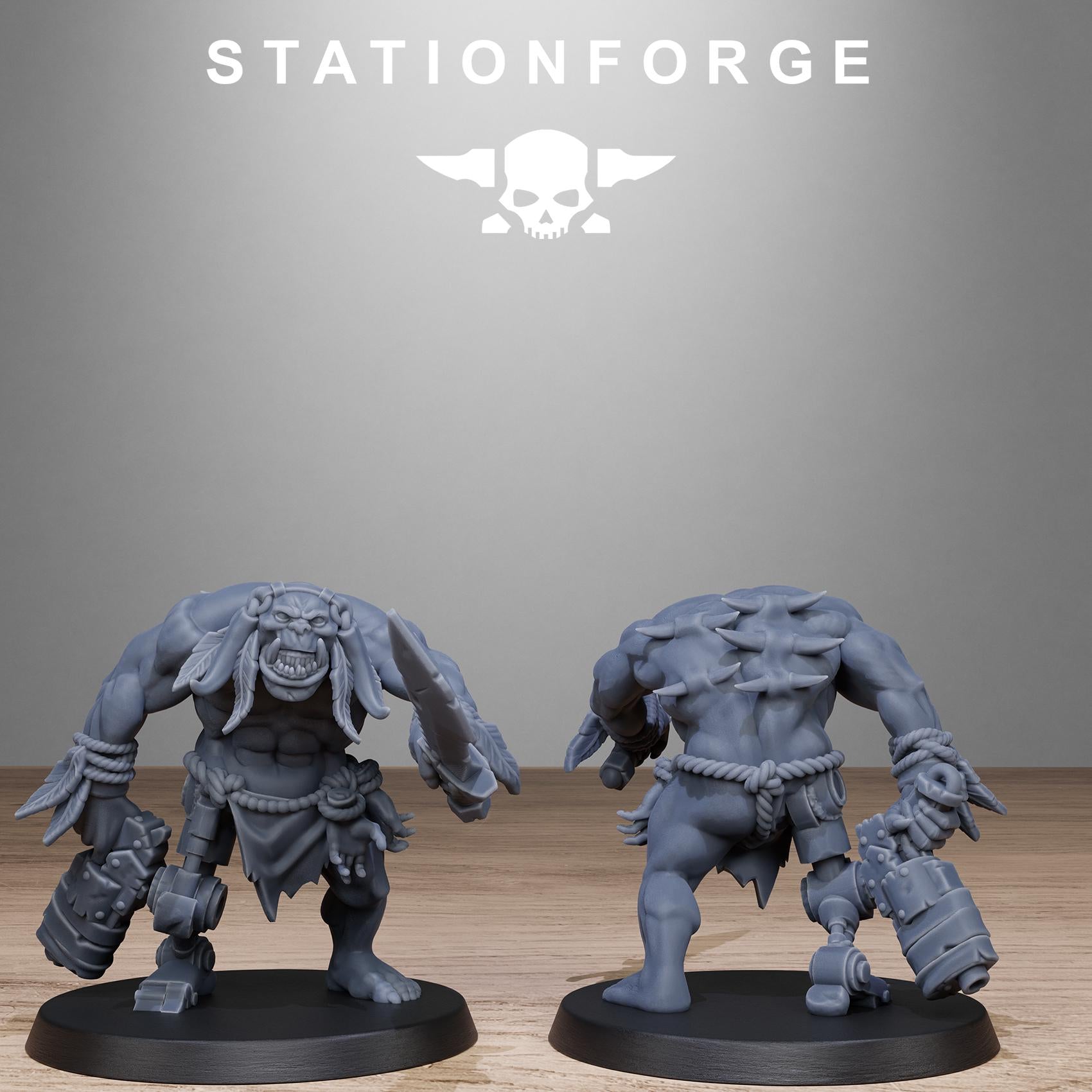 Orkaz Tribal Infantry - set of 10 (sculpted by Stationforge)