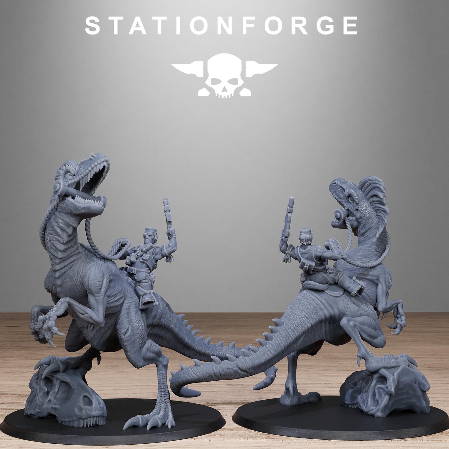 Grim Guard Jungle Raptors (sculpted by Stationforge)