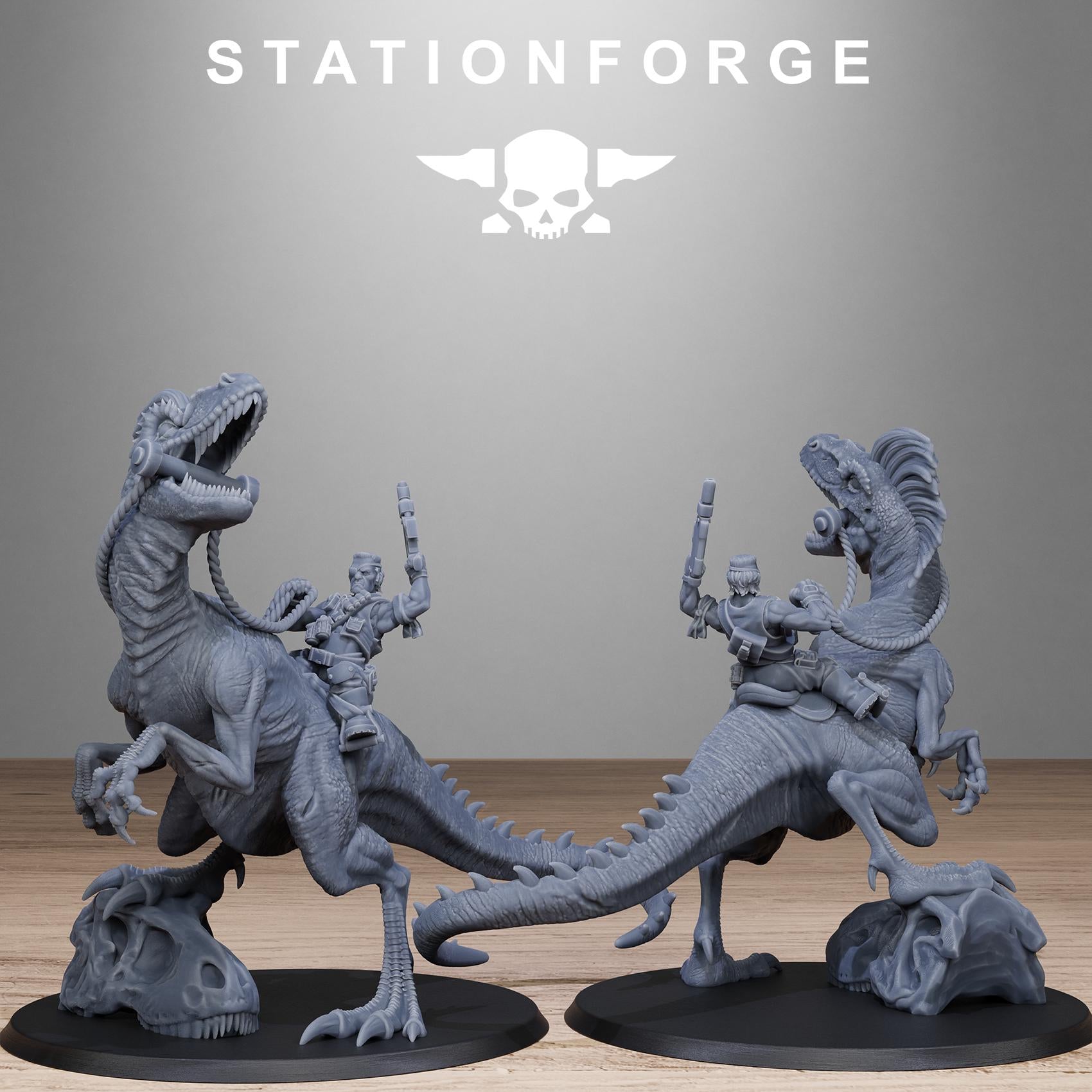 Grim Guard Jungle Raptors (sculpted by Stationforge)