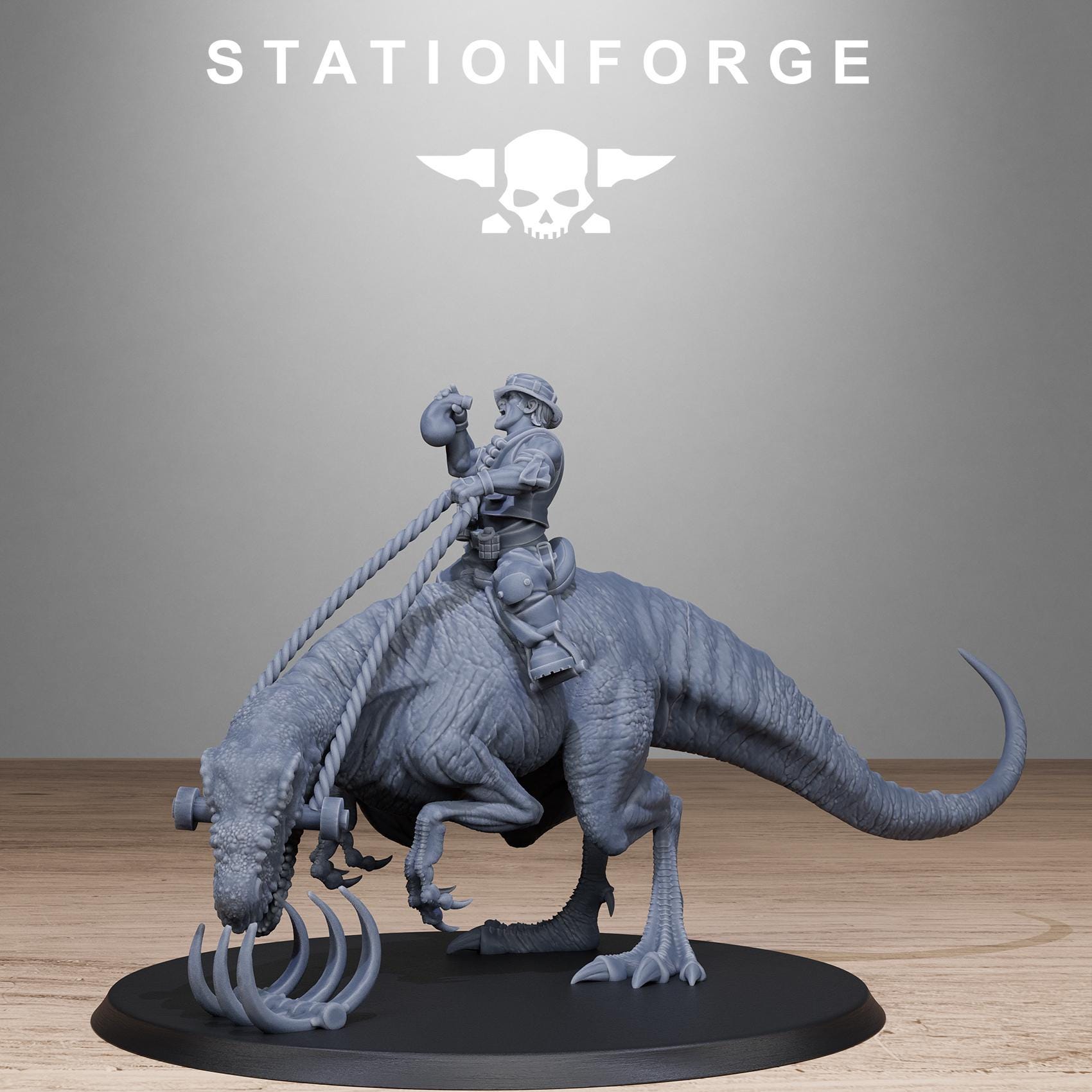 Grim Guard Jungle Raptors (sculpted by Stationforge)