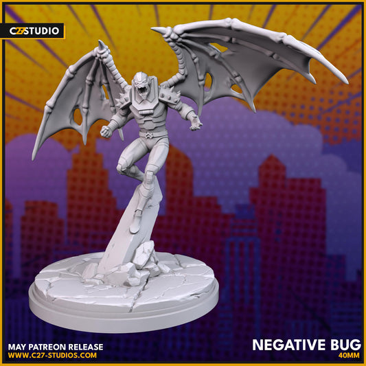 Annihilus / Negative Bug 40mm miniature (sculpted by C27 collectibles) (Crisis Protocol Proxy/Alternative)