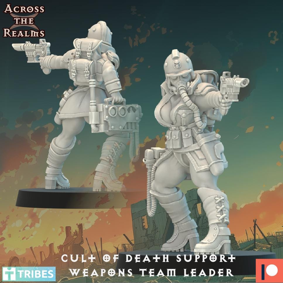 Cult of Death Support Weapons - 1 set (sculpted by Across the Realms)