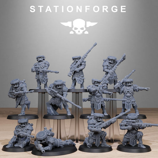 Scavenger Snipers - set of 11 (sculpted by Stationforge)