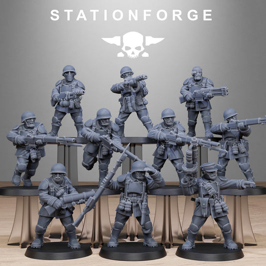 Freeguard Infantry - set of 10 (sculpted by Stationforge)