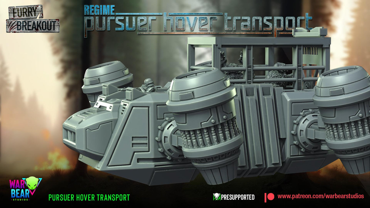 Regime Pursuer Hover Transport (Sculpted by War Bear Studios)