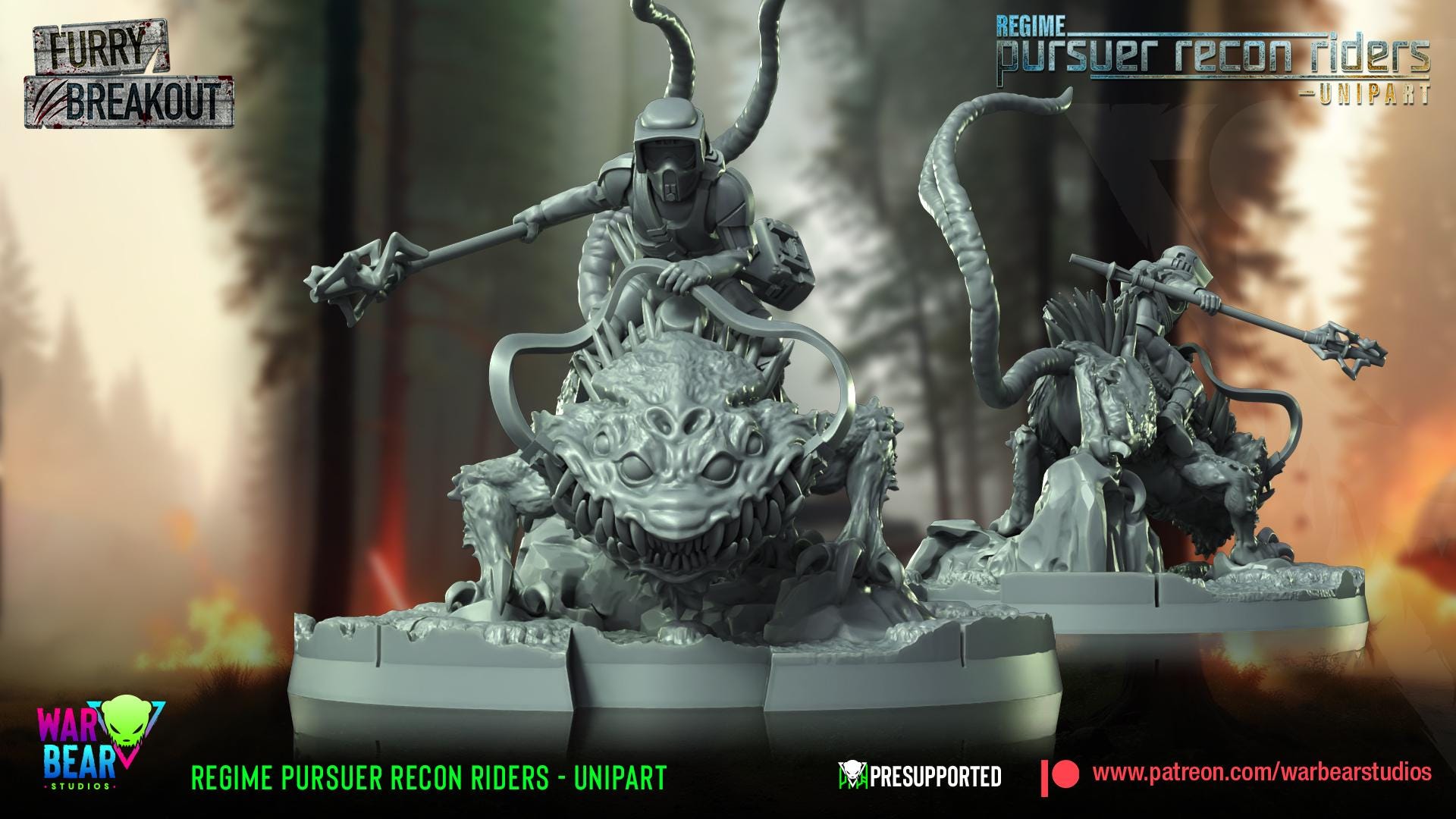 Recon Riders (Sculpted by War Bear Studios)