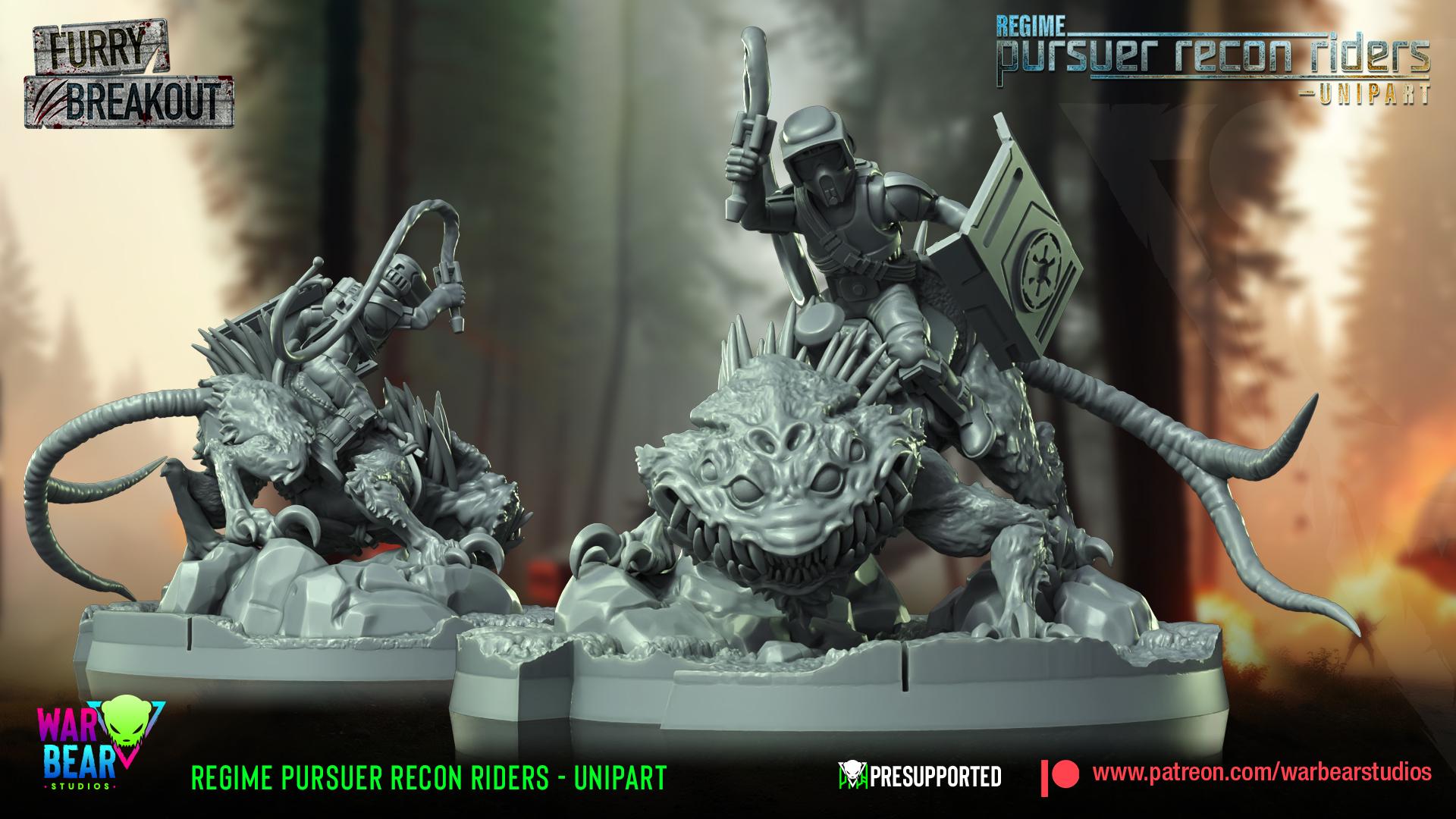 Recon Riders (Sculpted by War Bear Studios)