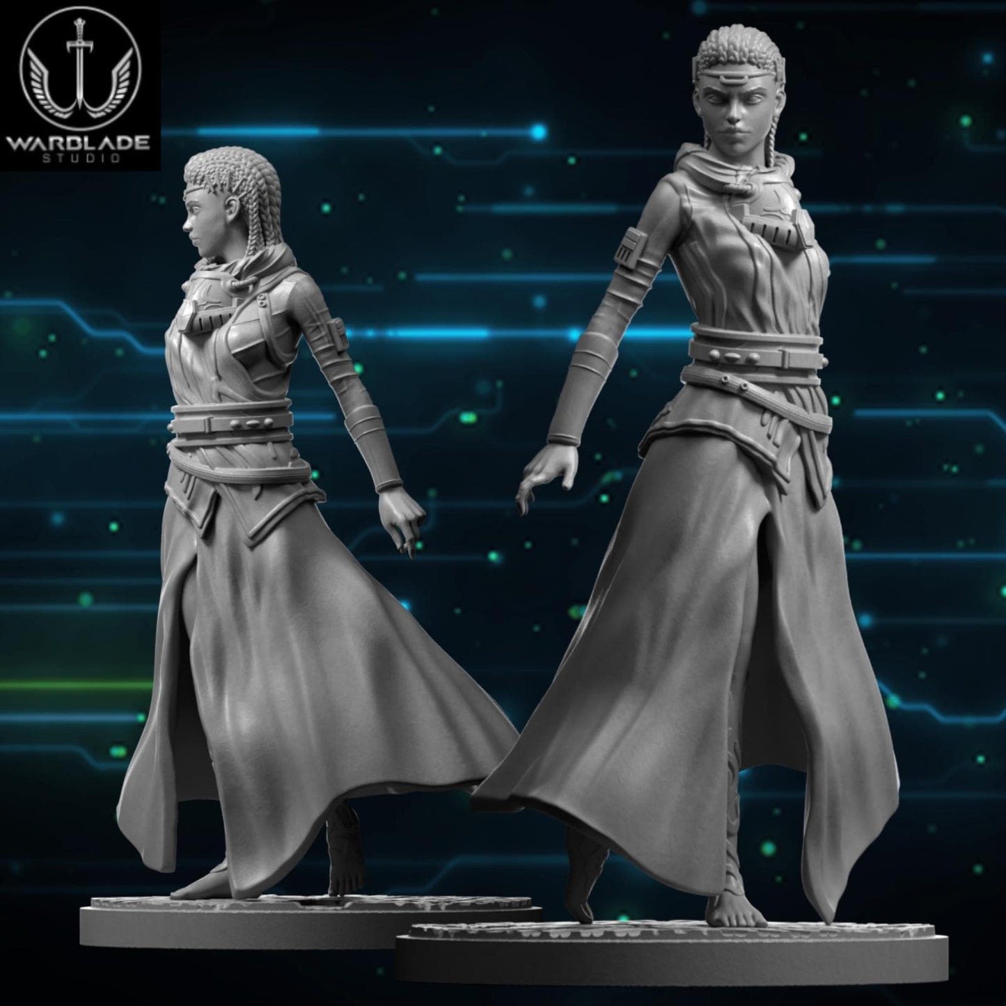 Chancey Yarrow - Fan Art (40mm miniature - sculpted by Warblade Studios)