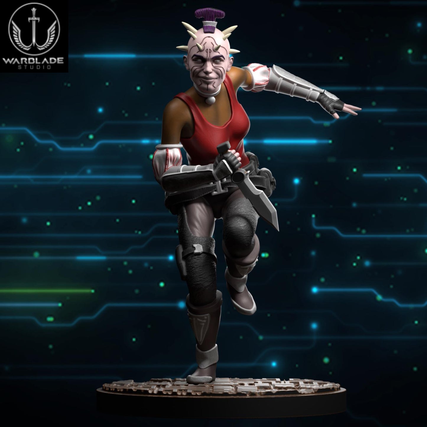Sugi - Fan Art (40mm miniature - sculpted by Warblade Studios)